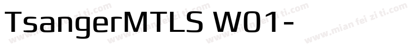 TsangerMTLS W01字体转换